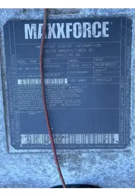 International MAXXFORCE DT Engine Assembly