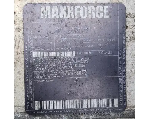 International MAXXFORCE DT Engine Assembly