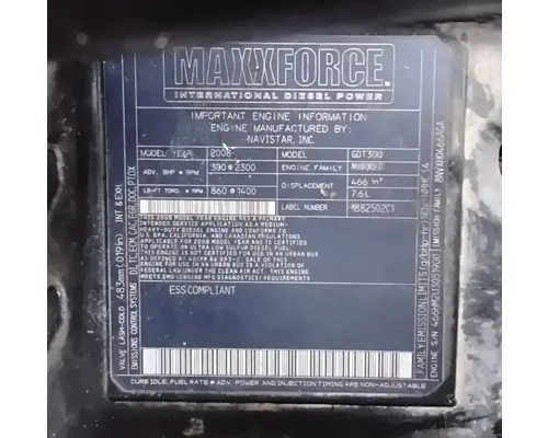 International MAXXFORCE DT Engine Assembly