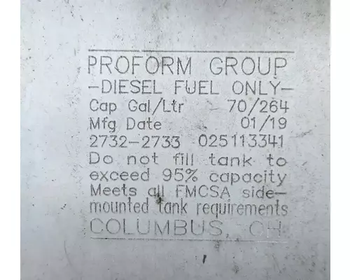 International MV607 Fuel Tank