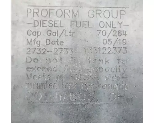 International MV607 Fuel Tank