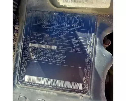 International MaxxForceDT Engine Assembly