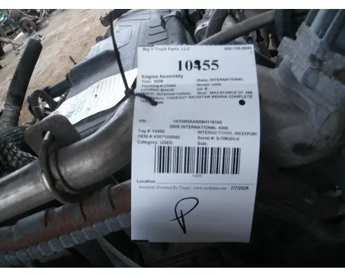 Engine Assembly INTERNATIONAL MAXXFORCE DT 466 Big 3 Truck Parts, LLC