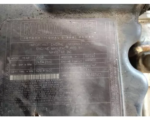 Engine Assembly INTERNATIONAL MAXXFORCE DT EPA 07 LKQ Evans Heavy Truck Parts