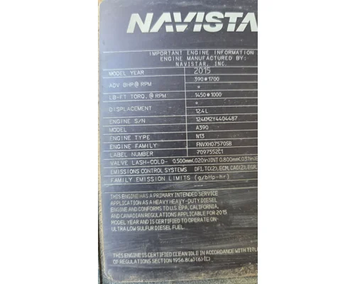 Engine Assembly INTERNATIONAL N13 American Truck Salvage