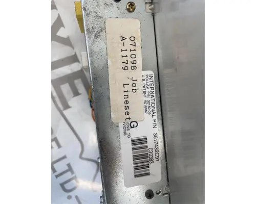 International PAYSTAR Instrument Cluster