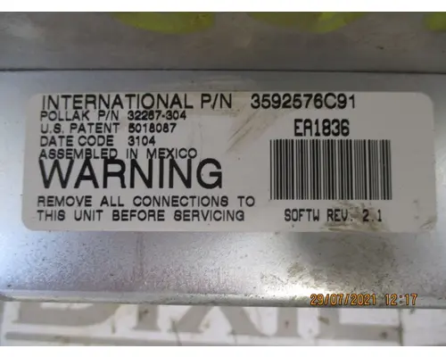 International PAYSTAR Instrument Cluster