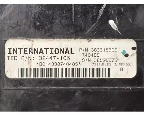 International PROSTAR Chassis Cont Mod