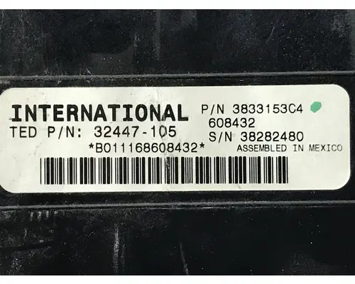 International PROSTAR Electrical Misc. Parts