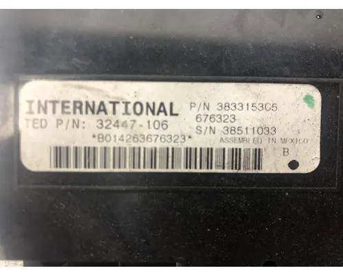 International PROSTAR Electrical Misc. Parts