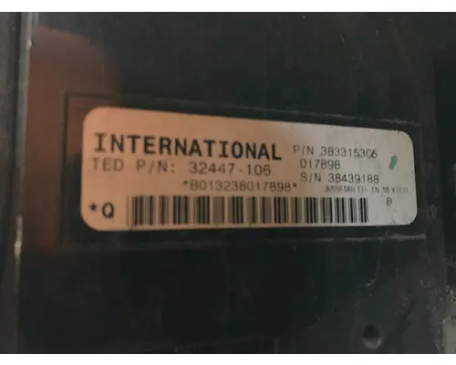 International PROSTAR Electrical Misc. Parts