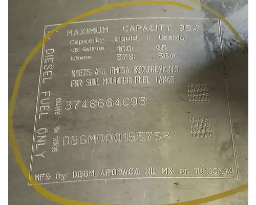 International PROSTAR Fuel Tank