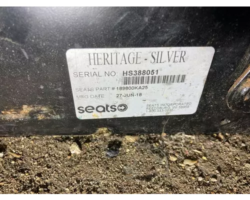 International PROSTAR Seat (non-Suspension)