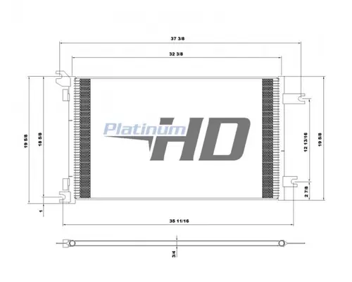 Air Conditioner Condenser INTERNATIONAL Prostar Frontier Truck Parts