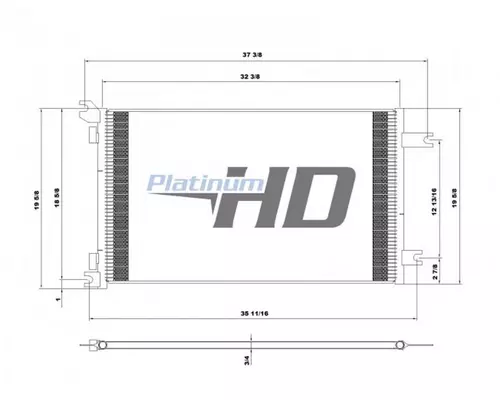 Air Conditioner Condenser INTERNATIONAL Prostar Frontier Truck Parts