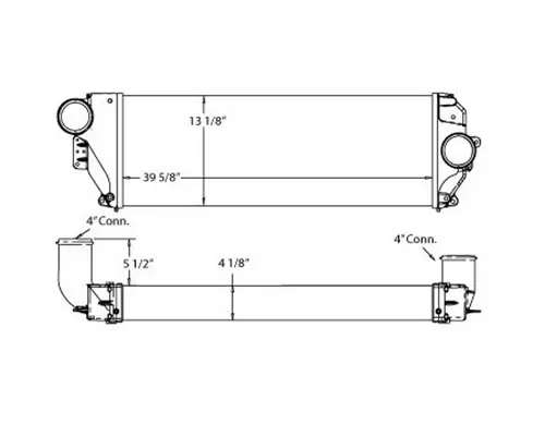 Charge Air Cooler (ATAAC) INTERNATIONAL Prostar Frontier Truck Parts