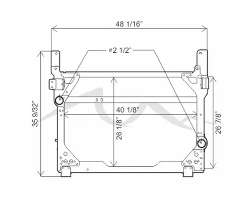 Radiator INTERNATIONAL PROSTAR LKQ Universal Truck Parts