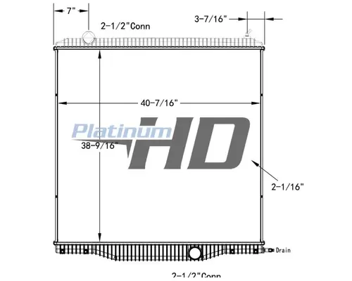 Radiator INTERNATIONAL PROSTAR LKQ Evans Heavy Truck Parts