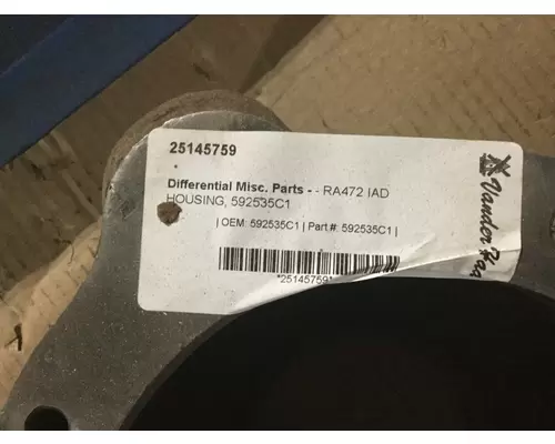 International RA472 Differential Misc. Parts