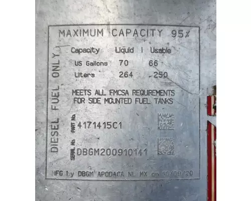 International RH613 Fuel Tank