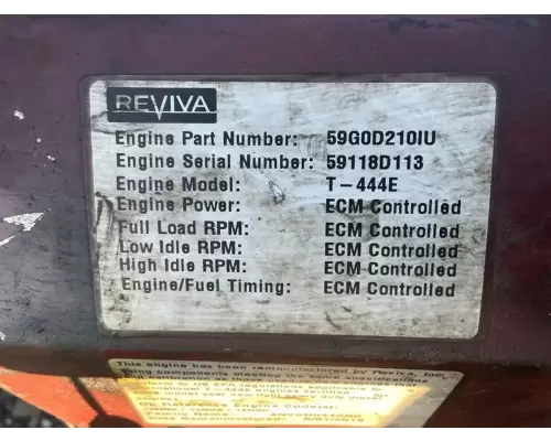 International T444E Engine Assembly