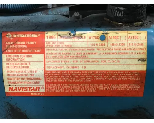 International T444 Engine Assembly