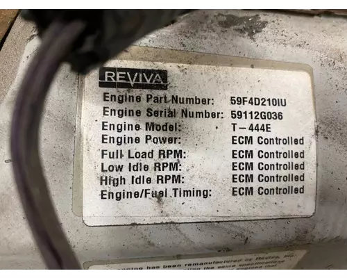 International T444 Engine Assembly