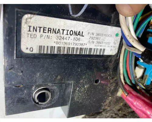 International TERRASTAR Electrical Misc. Parts