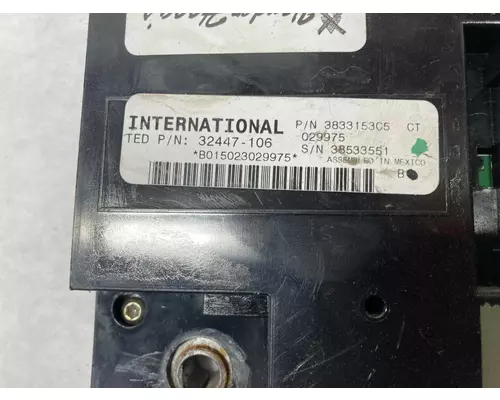 International TERRASTAR Electrical Misc. Parts