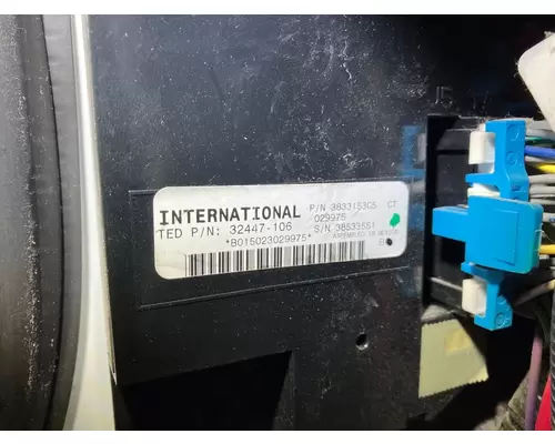 International TERRASTAR Electrical Misc. Parts