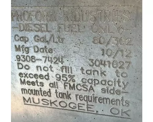 International TranStar 8600 Fuel Tank