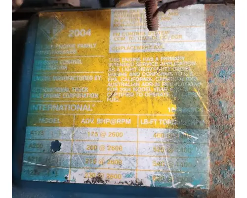 International VT365 Engine Assembly