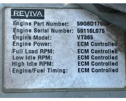 International VT365 Engine Assembly