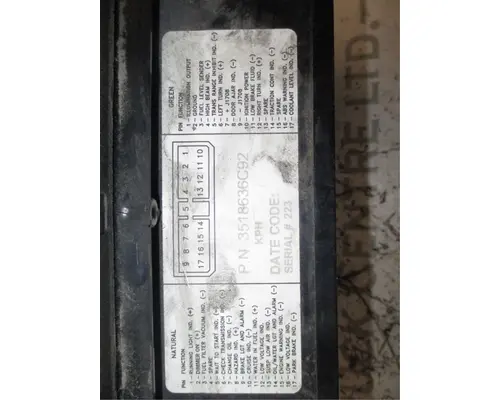 International WORKHORSE Instrument Cluster