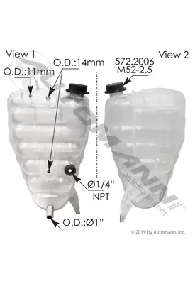 International WORKSTAR Radiator Overflow Bottle / Surge Tank