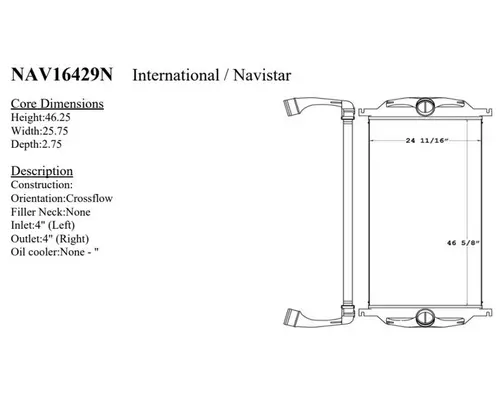 Charge Air Cooler (ATAAC) INTERNATIONAL WorkStar Frontier Truck Parts