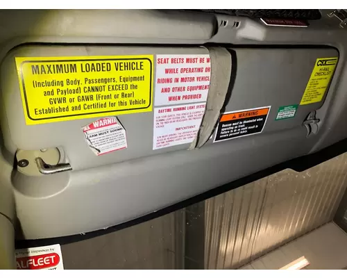 Interior Sun Visor International WORKSTAR Vander Haags Inc Sf