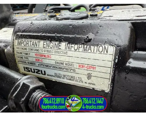 Isuzu 3CB1-CZP01 Engine Assembly