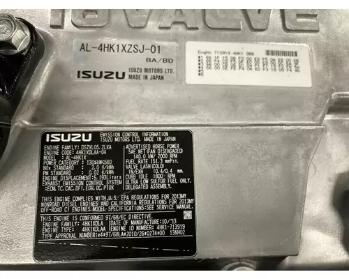 Isuzu 4HK1X Engine Assembly
