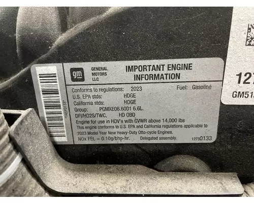 Isuzu 6.6L Engine Assembly