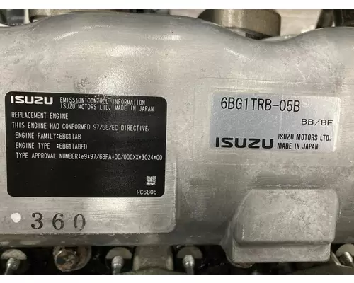 Isuzu 6BG1T Engine Assembly