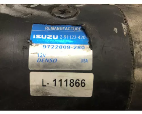 Isuzu 6HK1 Starter Motor