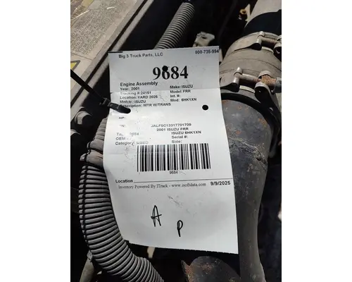 Engine Assembly ISUZU 6HK1XN Big 3 Truck Parts, LLC