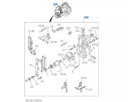 Isuzu C240 Engine Assembly