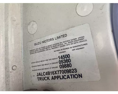 Isuzu NPR HD Miscellaneous Parts