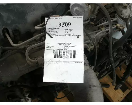 Engine Assembly ISUZU RLY/4HE1 Big 3 Truck Parts, LLC