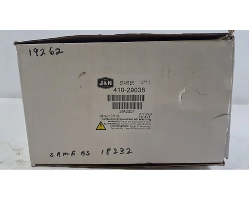 J&N  Starter Motor