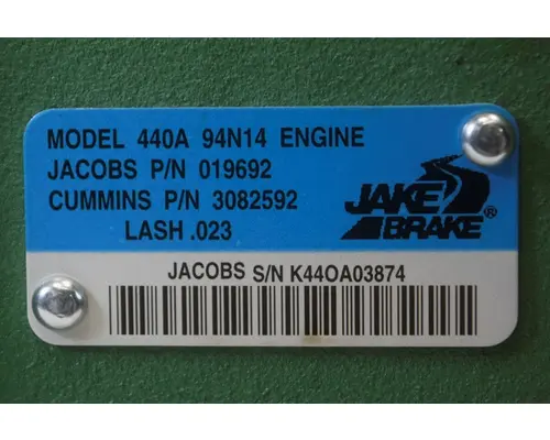 JACOBS 440A JakeEngine Brake