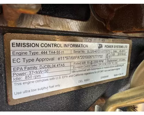 JCB 444 TA4-55 Engine Assembly