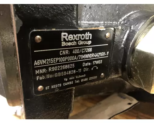 JCB HD110WT Equip Hydraulic Motor